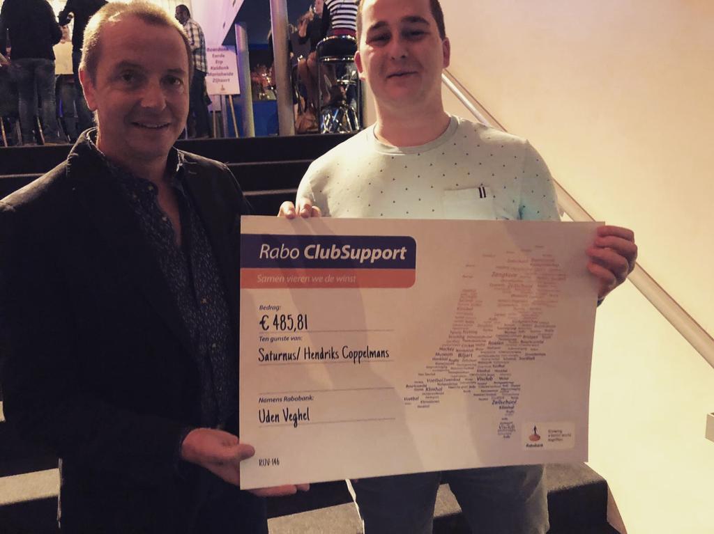 485,81 euro van Rabo Clubsupport